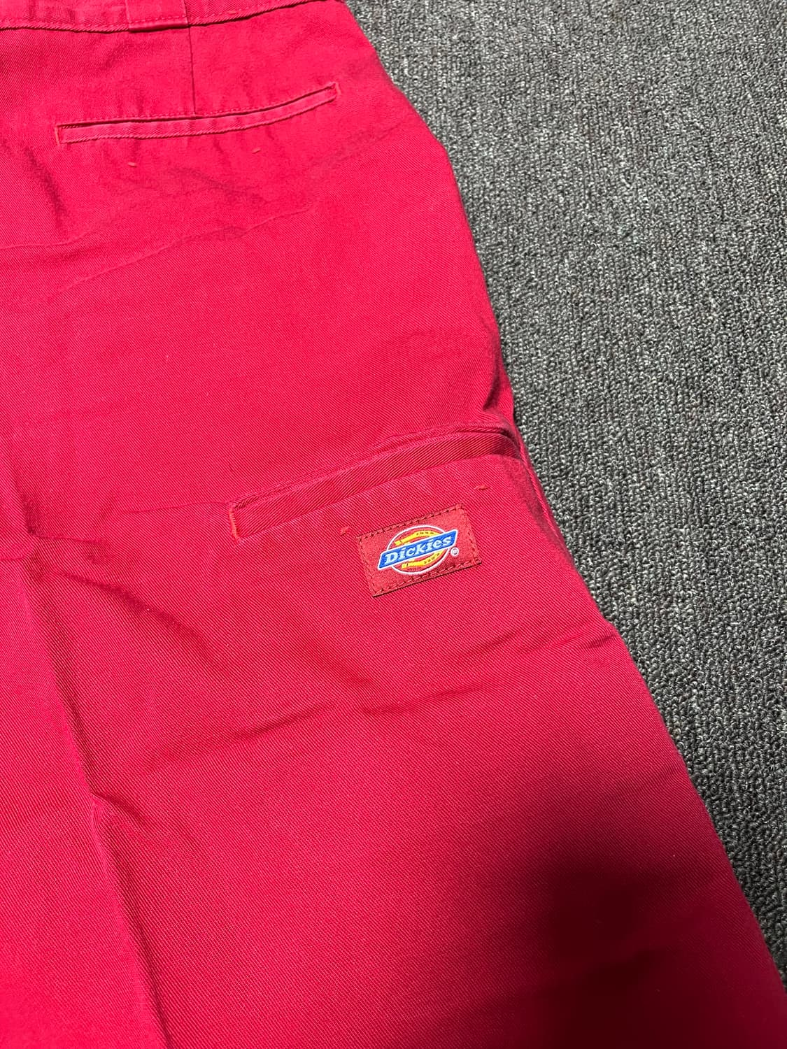 디키즈 치노 숏팬츠 레드 상품이미지4