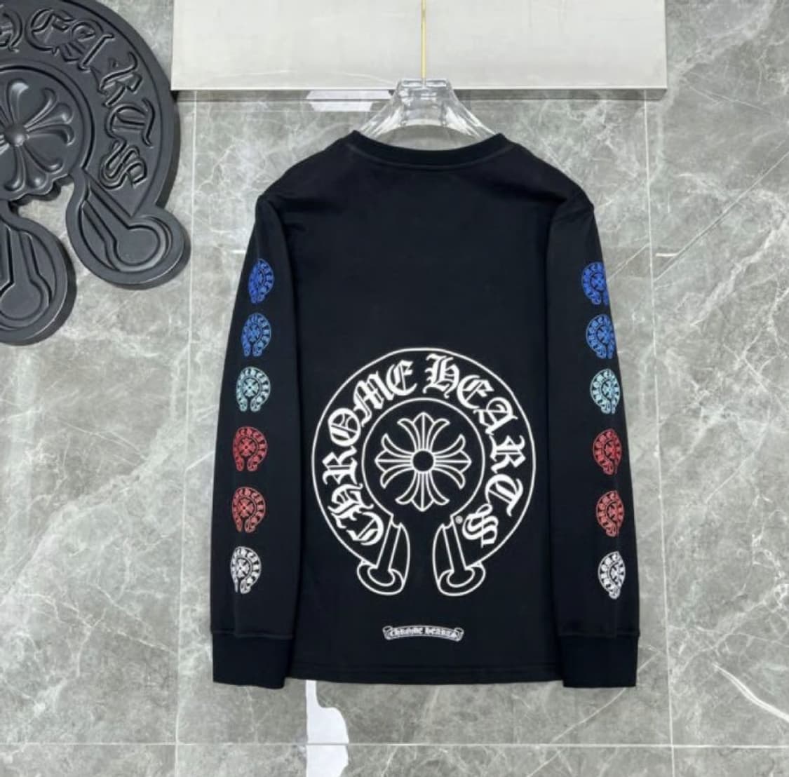 [정품] 크롬하츠 멀티 크로스 롱슬리브 티셔츠 XL 상품이미지1