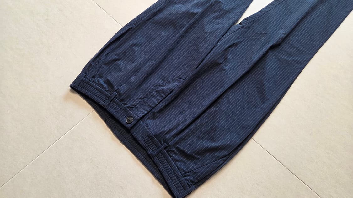 티아이포맨 스트라이프 원턱 세미 배기 슬랙스 팬츠 상품이미지3