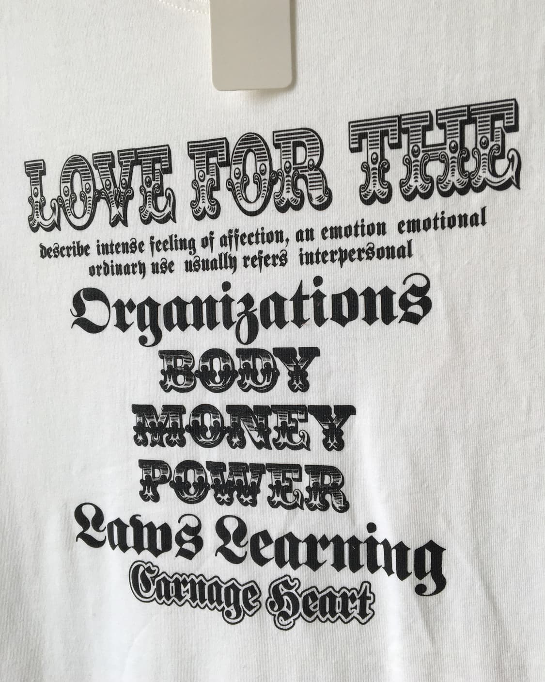 Lettering printing t shirt 상품이미지4