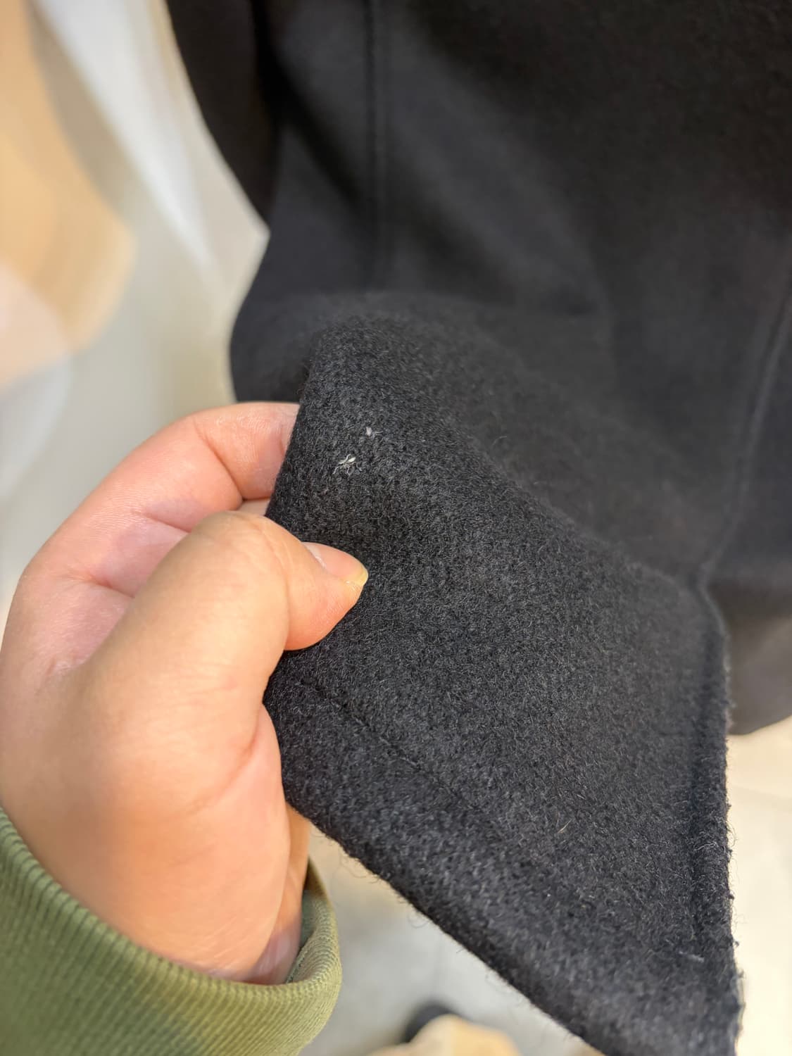 쇼트 헤비울 피코트 상품이미지10