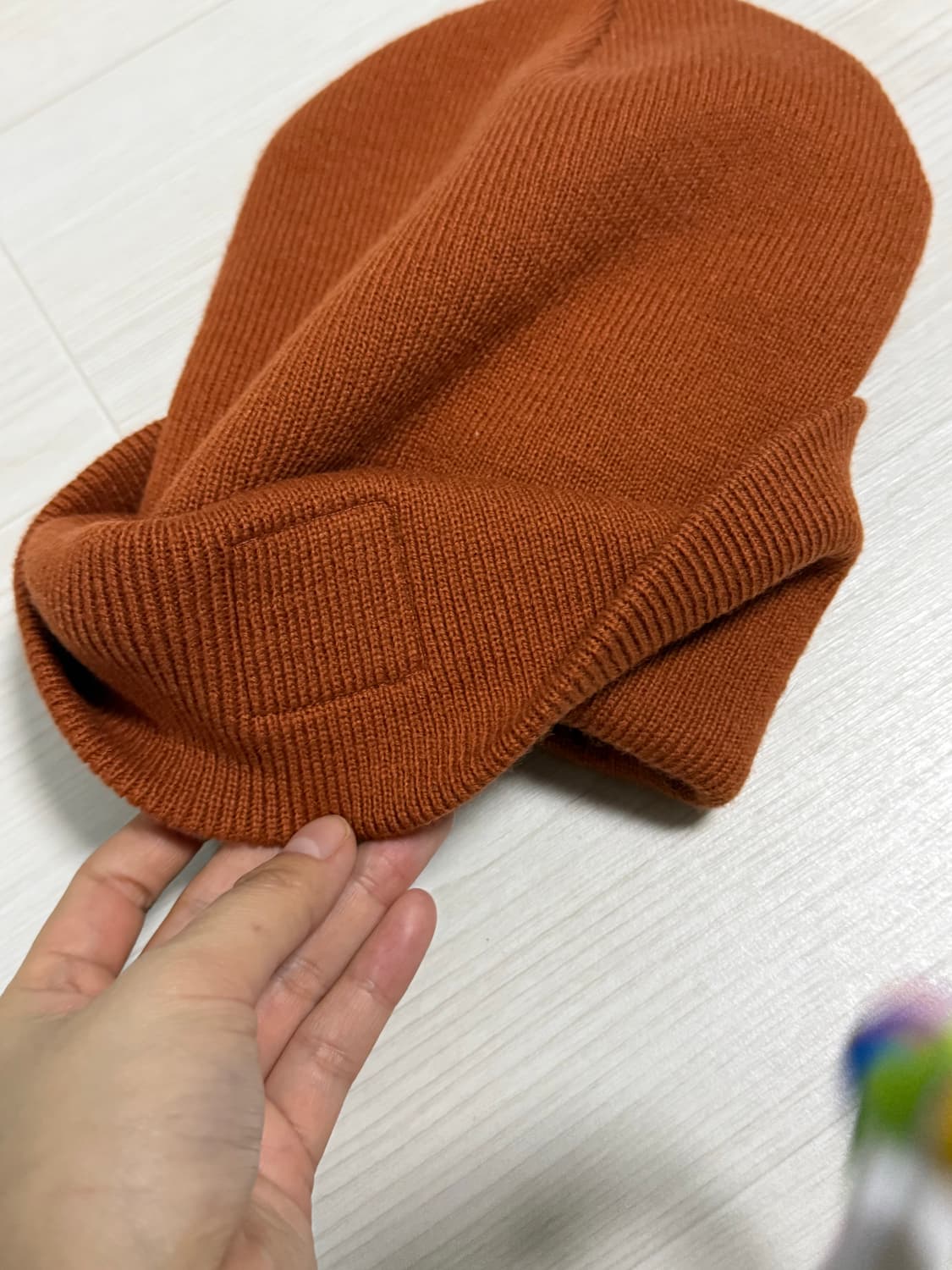 칼하트WIP 아크릴 워치 햇 비니 시나몬 상품이미지4