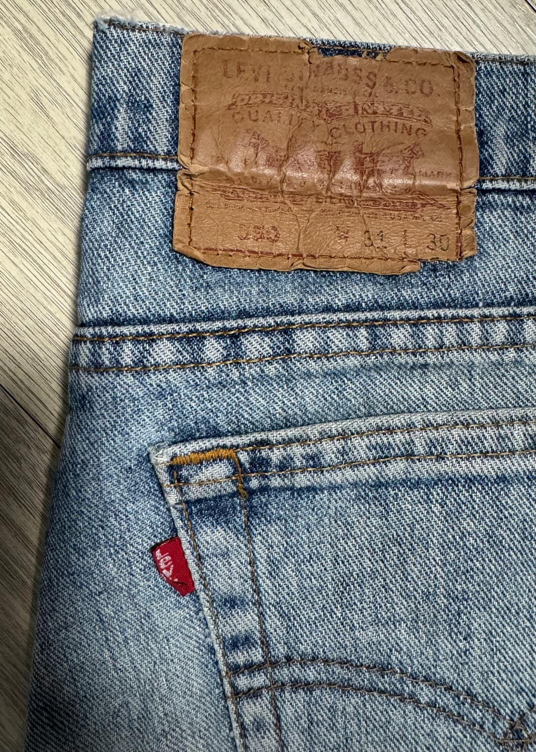 90s USA 빈티지 리바이스 550 미국제 31x30(실측30x26) 상품이미지3