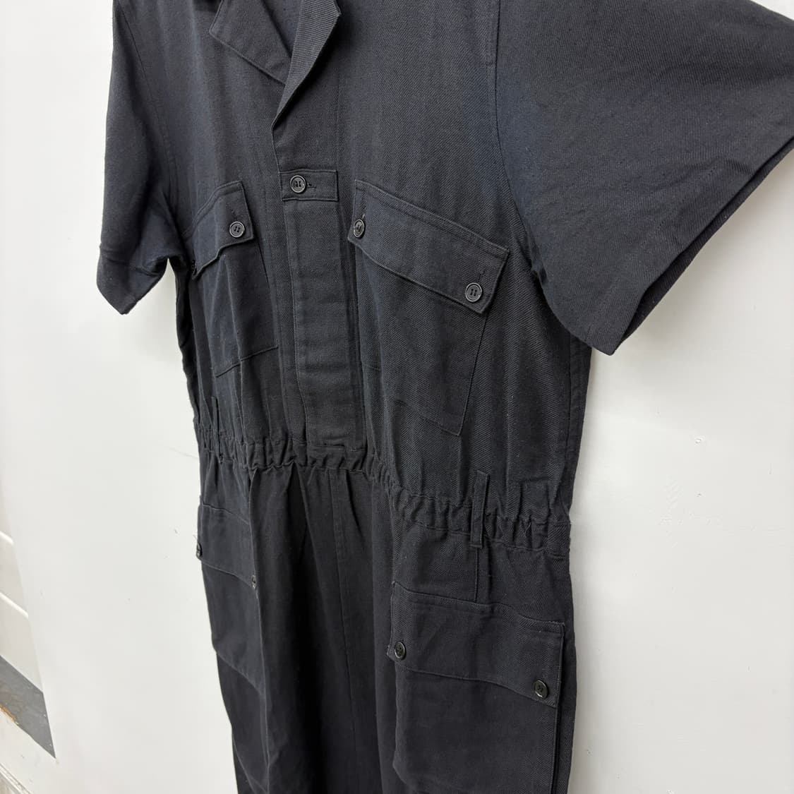 Y's 야마모토 반팔 점프수트 블랙 여성 M 상품이미지5