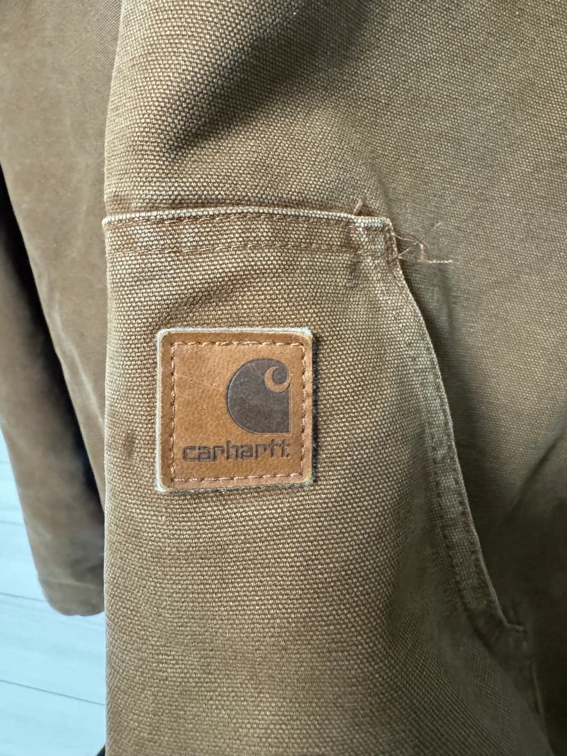 10s 칼하트 덕액티브 자켓 j130 brn 상품이미지6