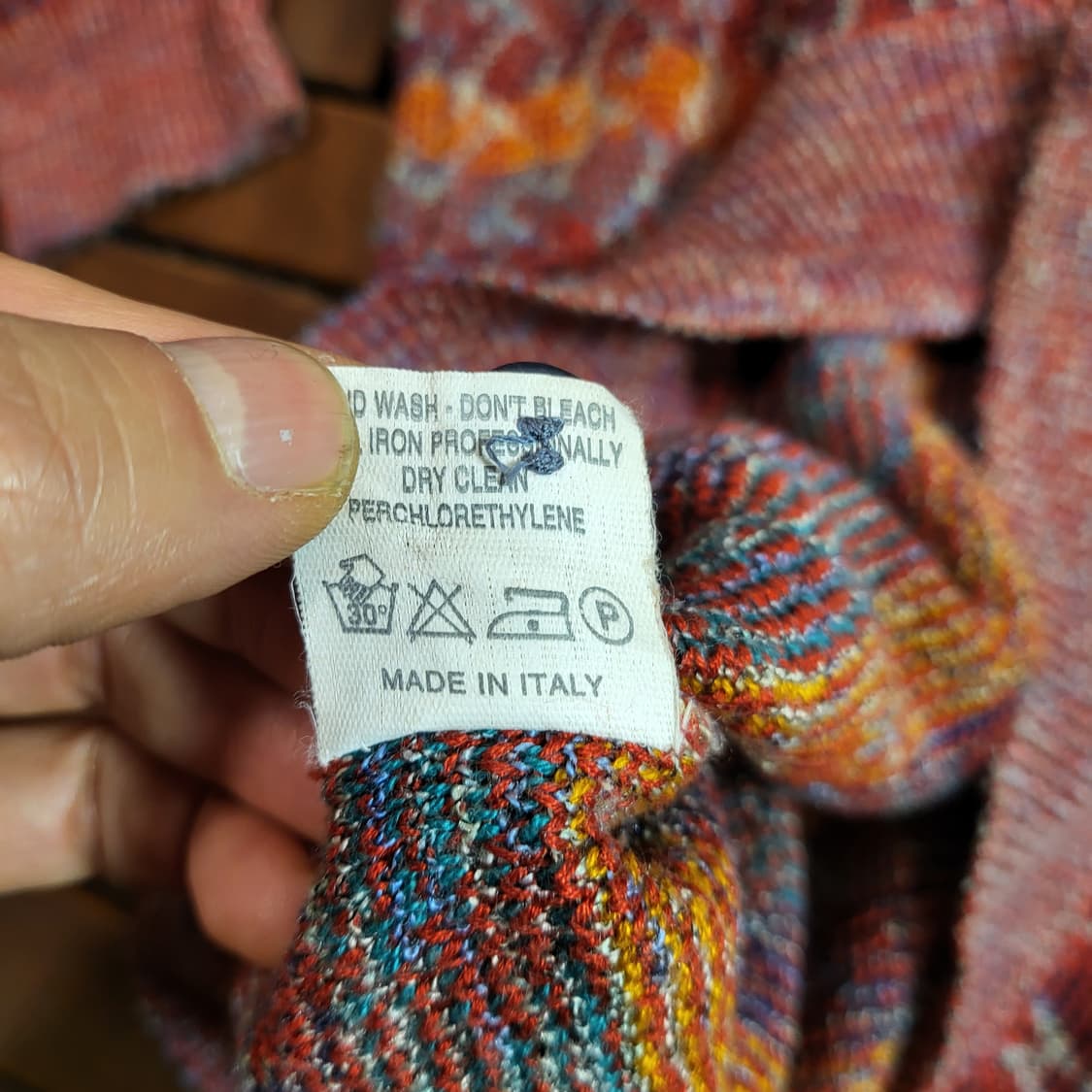 90s 미쏘니(Missoni) 니트 (M) 상품이미지7