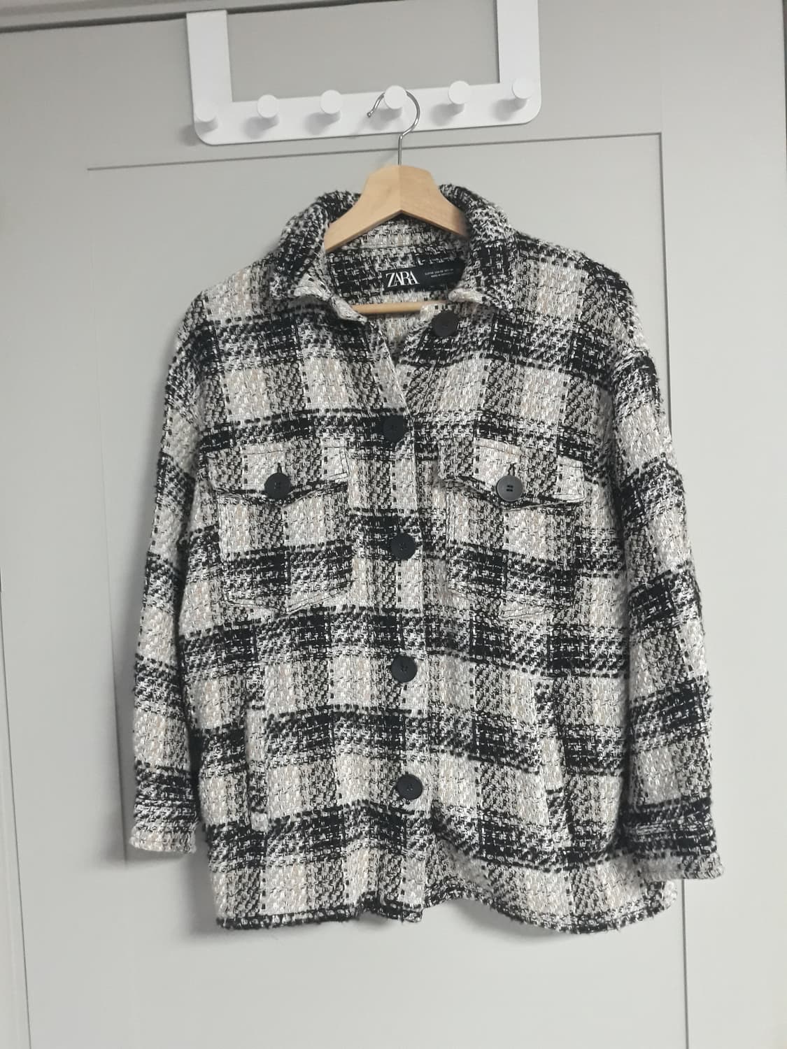 자라 더블푀켓 트위드 자켓(us xs) 상품이미지1