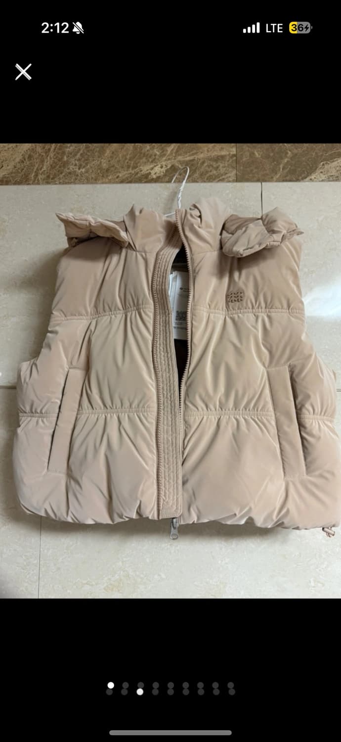 새제품) 코오롱 조끼패딩 상품이미지1