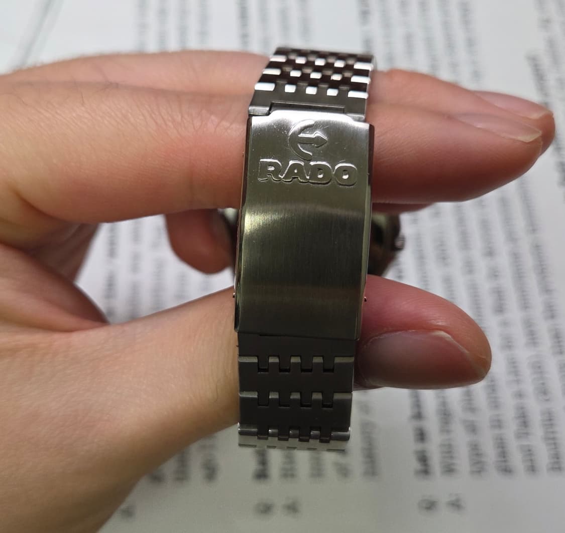 빈티지 라도 콘웨이 데이데이트 퍼플블루 오토매틱 브레이슬릿 ver. 상품이미지6