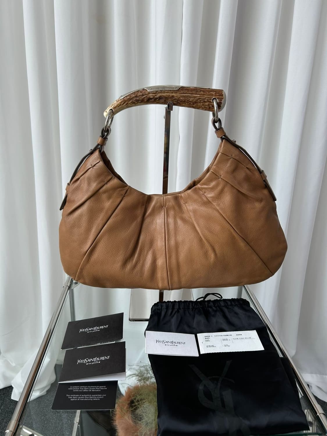 생로랑 몸바사 SS02 혼 숄더백 상품이미지2