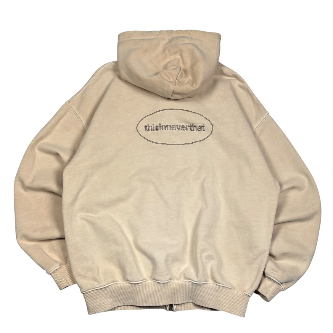 디스이즈네버댓 베이지컬러 후드집업 상품이미지1