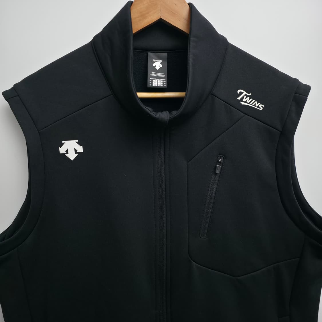 [XXL] 데상트 LG트윈스 블랙 플리스 안감 베스트 상품이미지2