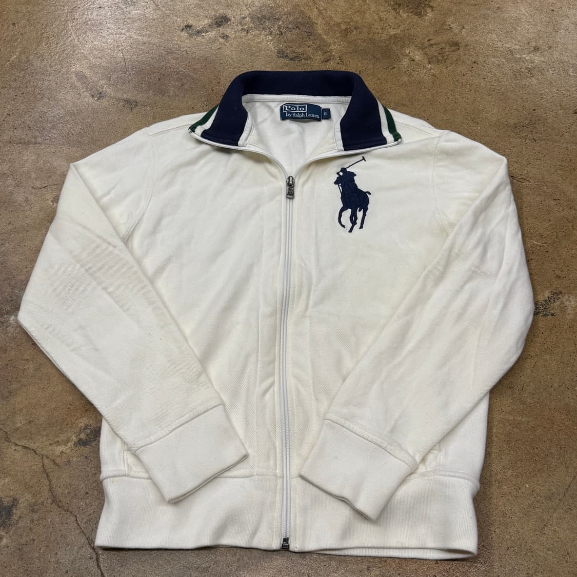 폴로 랄프로렌 화이트 빅포니 져지 트랙탑  상품이미지2