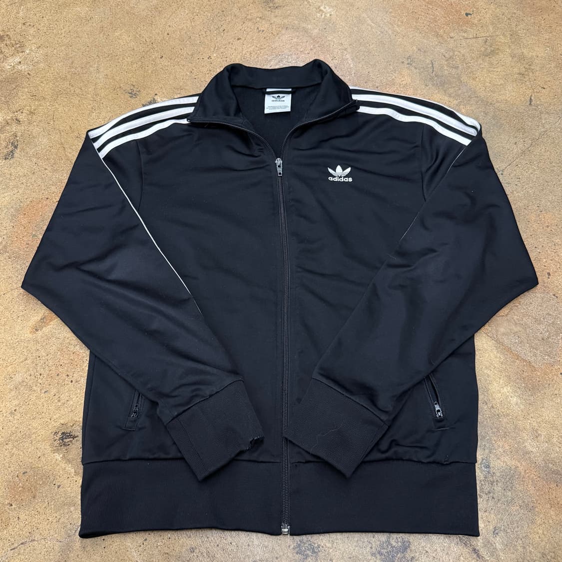 아디다스 검흰 블랙 파이어버드 져지 트랙탑 상품이미지2