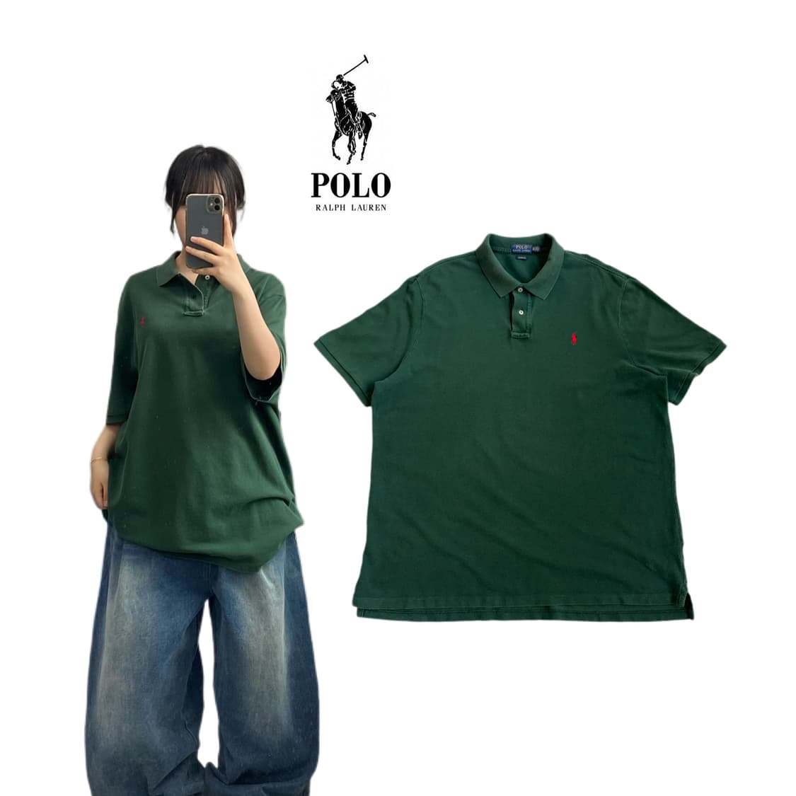 폴로 XXL 신형 포니 PK 카라 반팔 티셔츠 상품이미지1