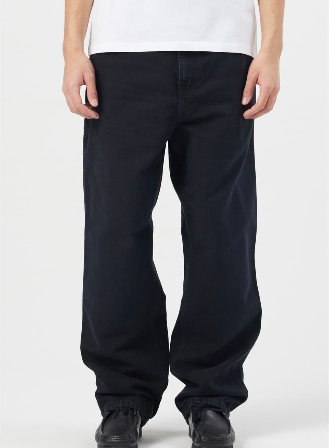 칼하트윕 싱글니 팬츠 디어본 블랙 32x32 상품이미지4