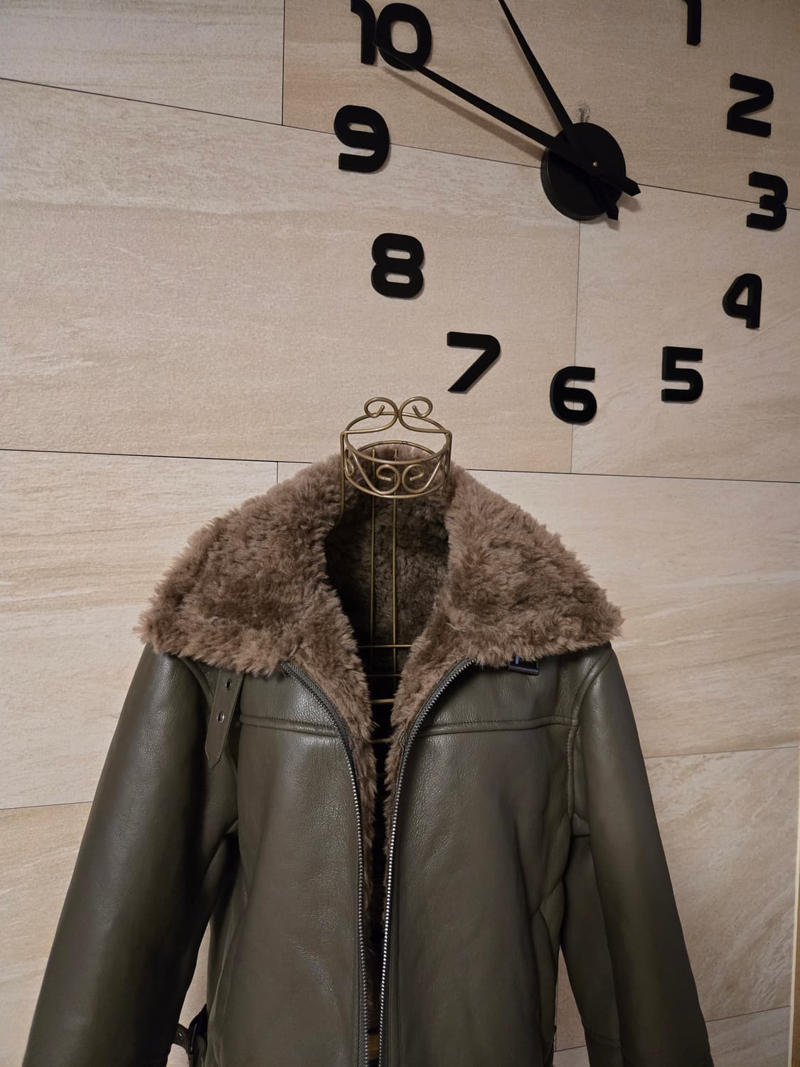 [55/s] 데렉램 무스탕 양모 자켓 2025 상품이미지2