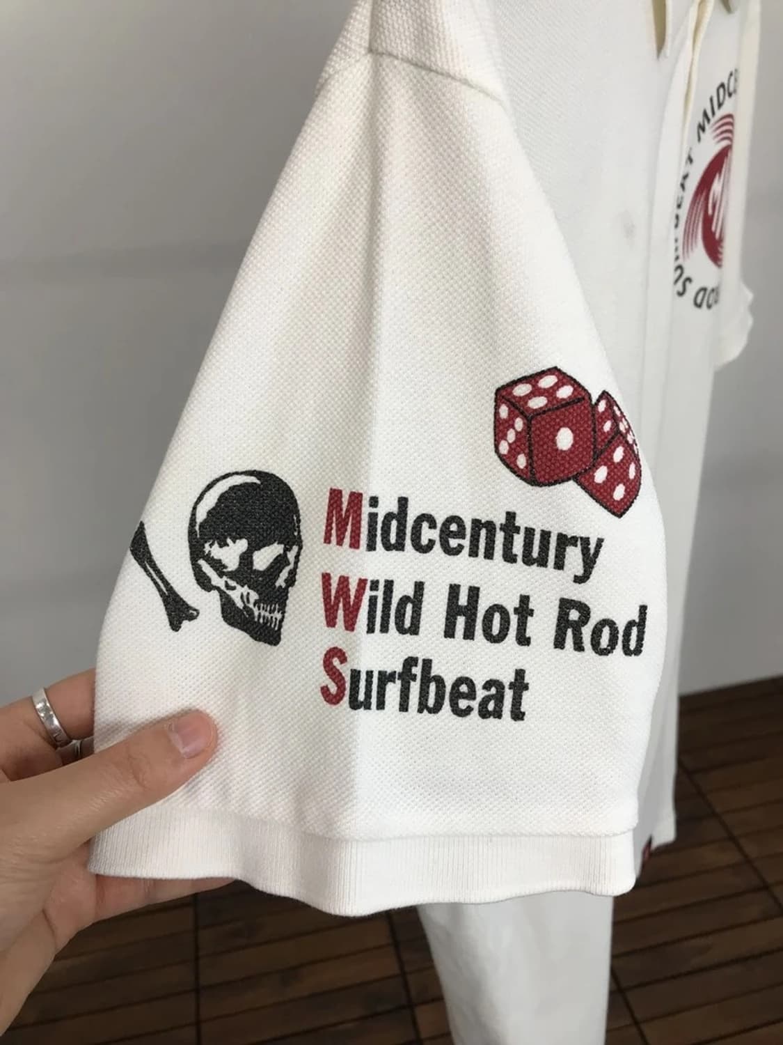 MWS Hot Rod Surfbeat Graphic Polo Shirt 상품이미지7