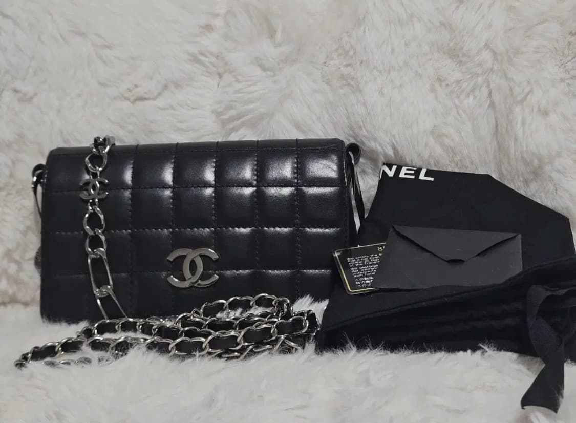 샤넬 초코바 블랙 정품 상품이미지1