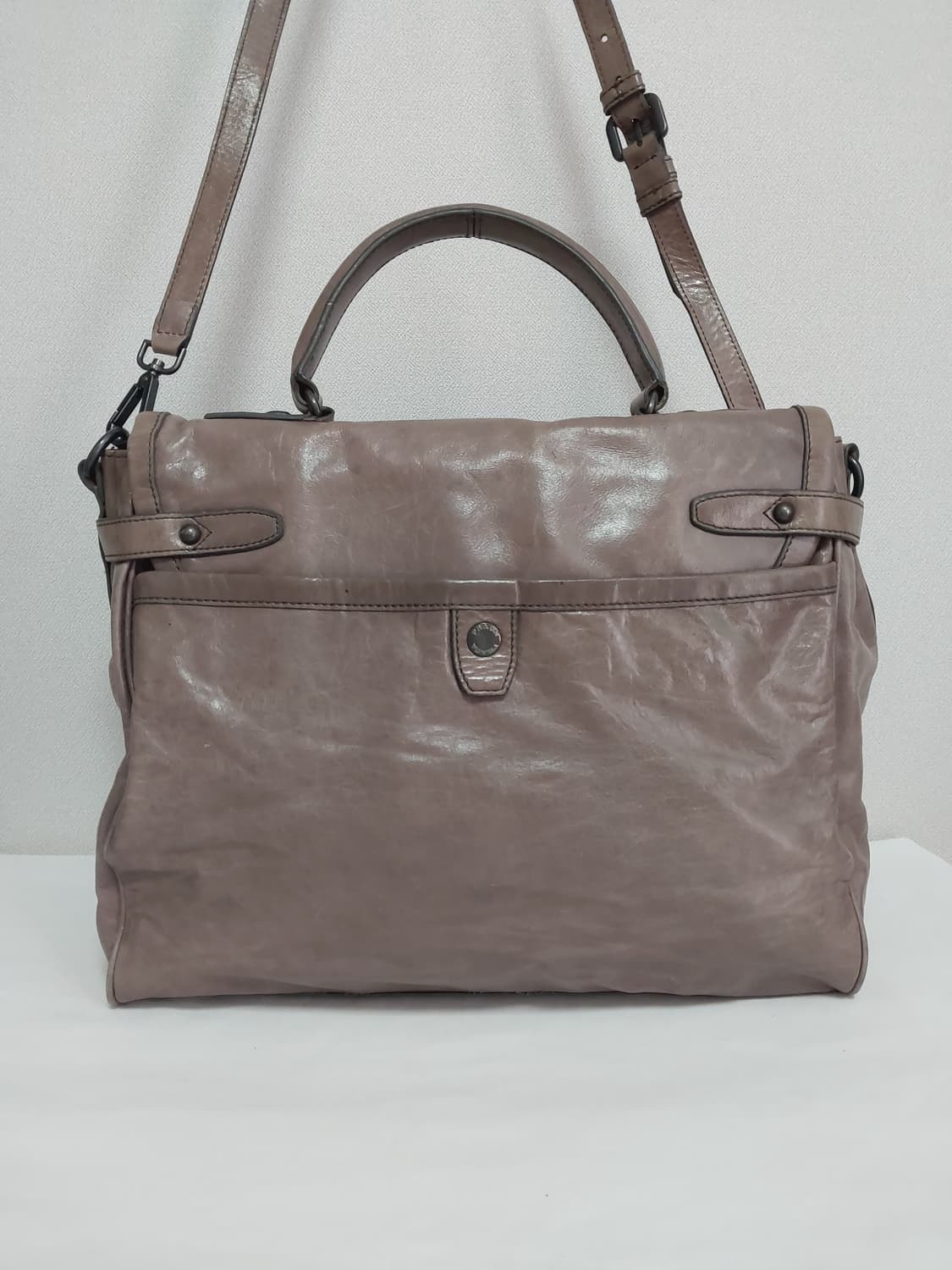 프라다 레더 플랩 브리프케이스 토트백 2way (정품) 상품이미지5