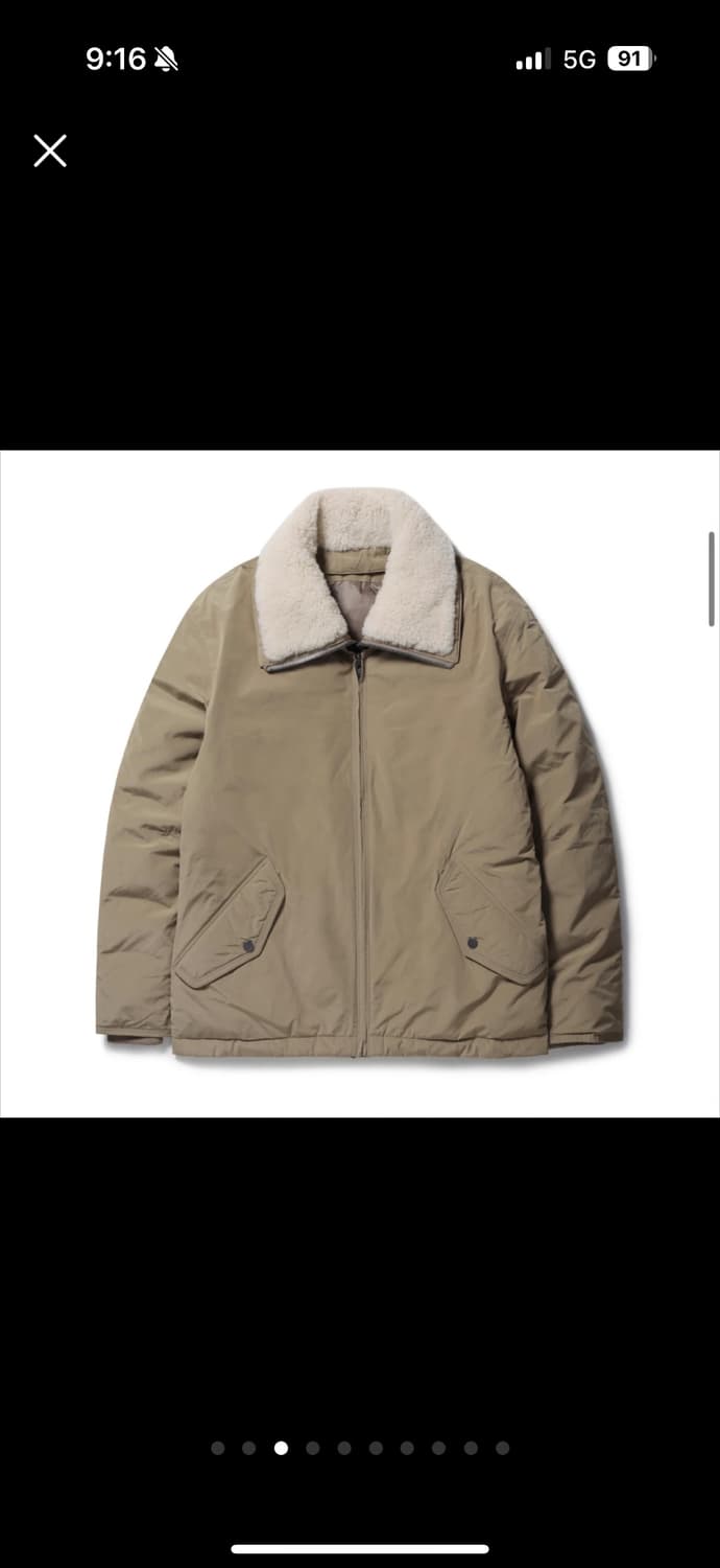 새상품) 에피그램 메리노 시그니처 숏다운 점퍼 상품이미지7