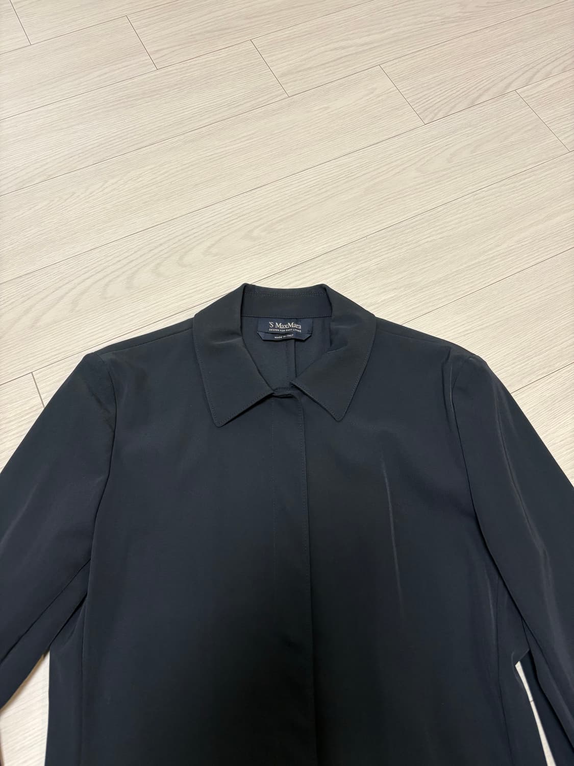 빈티지 막스마라 미니멀 블루종 자켓 상품이미지2