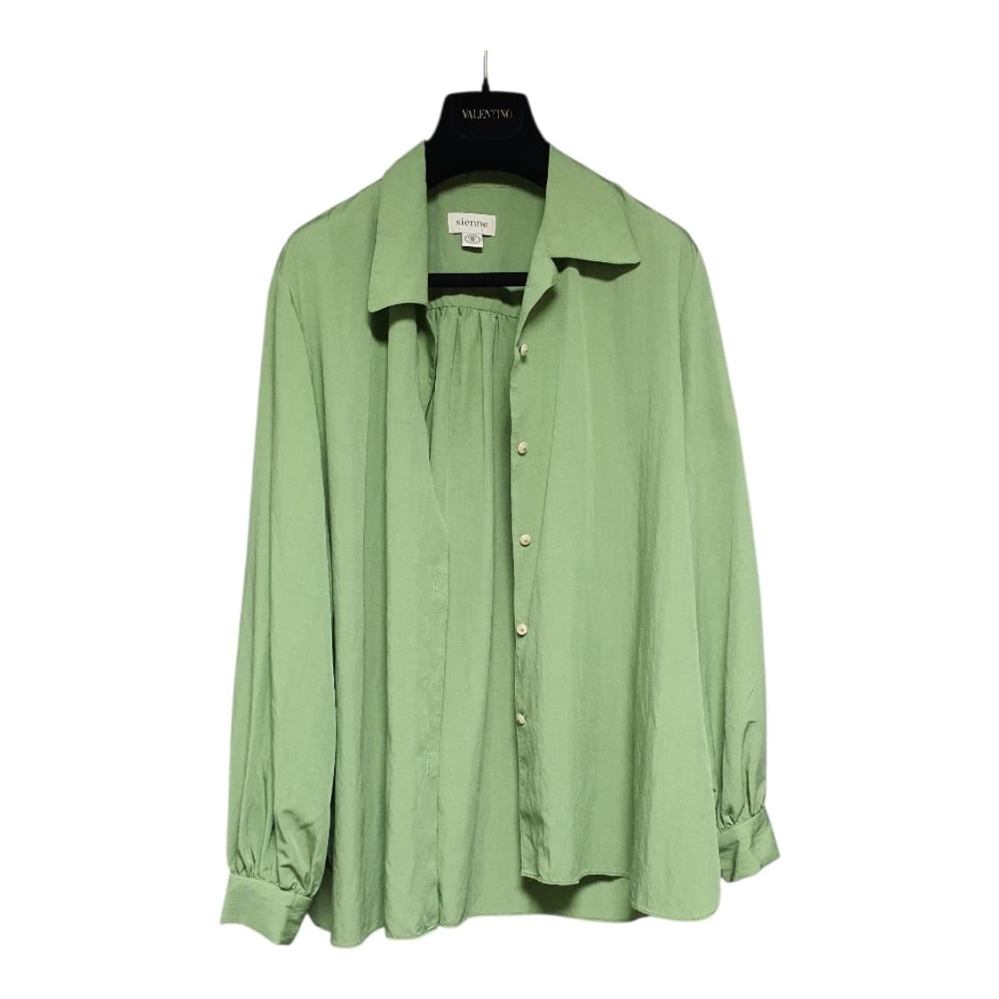 시엔느 빈티지 셔링 버튼 블라우스 s~m 상품이미지3