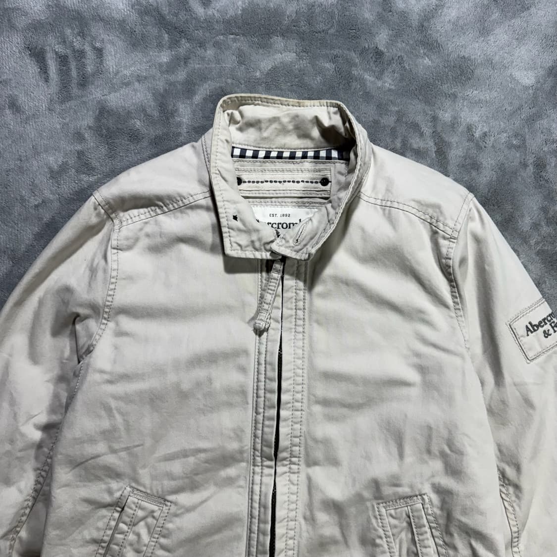 아베크롬비 아이보리 코튼 자켓 상품이미지2