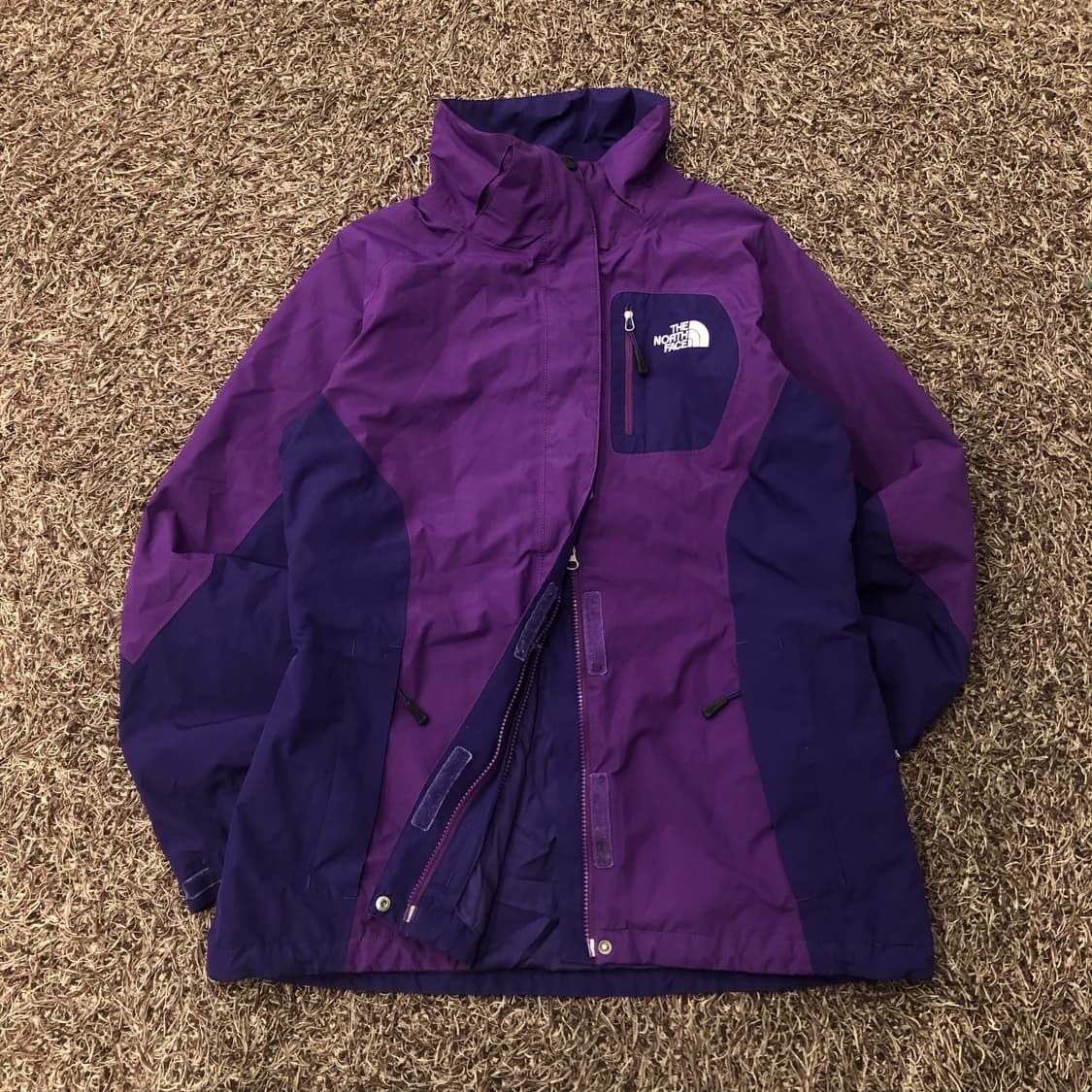 L 노스페이스 여성 하이벤트 퍼플 바람막이 투 상품이미지4