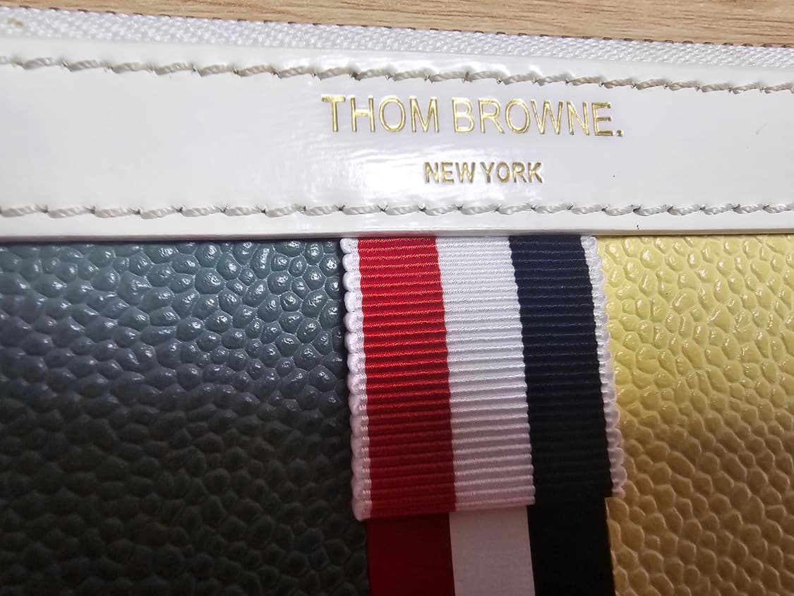 톰브라운 도큐먼트 펭귄 레더 클러치(라지/정품) 상품이미지4