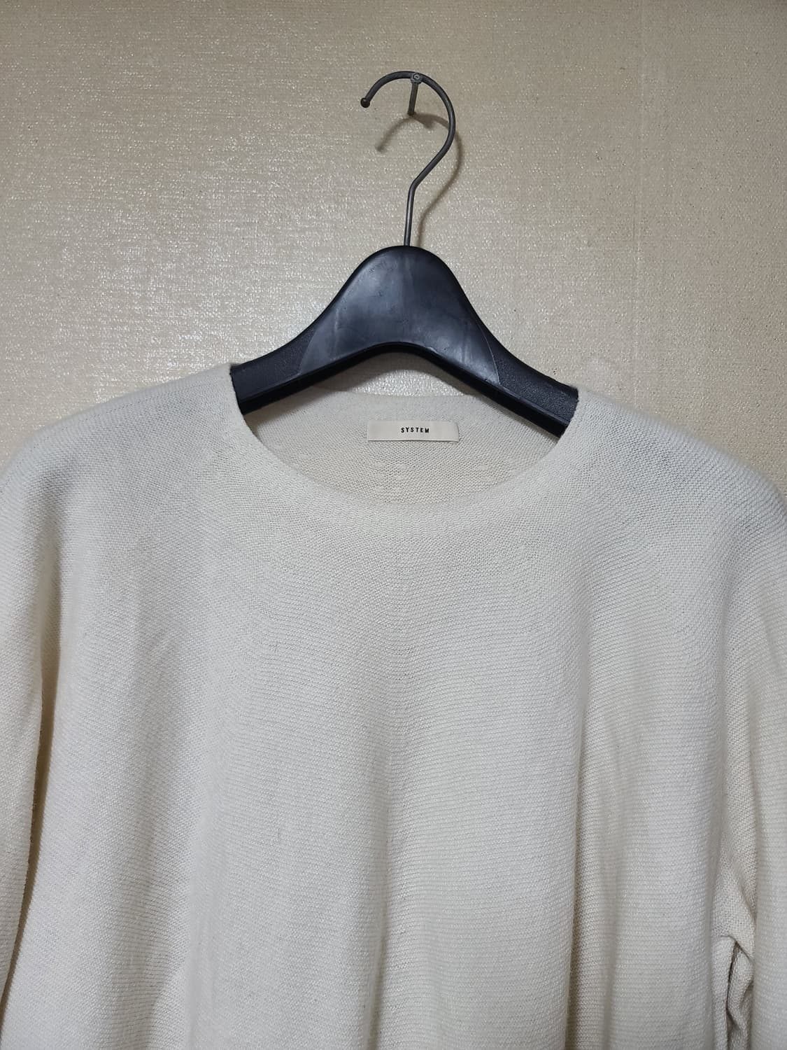 시스템 아이보리 니트 상품이미지2