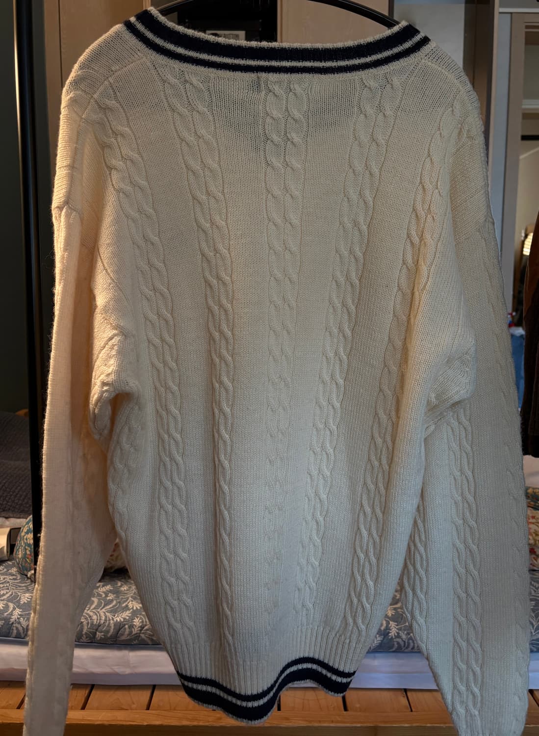 프레드 페리 니트 브이넥 상품이미지2