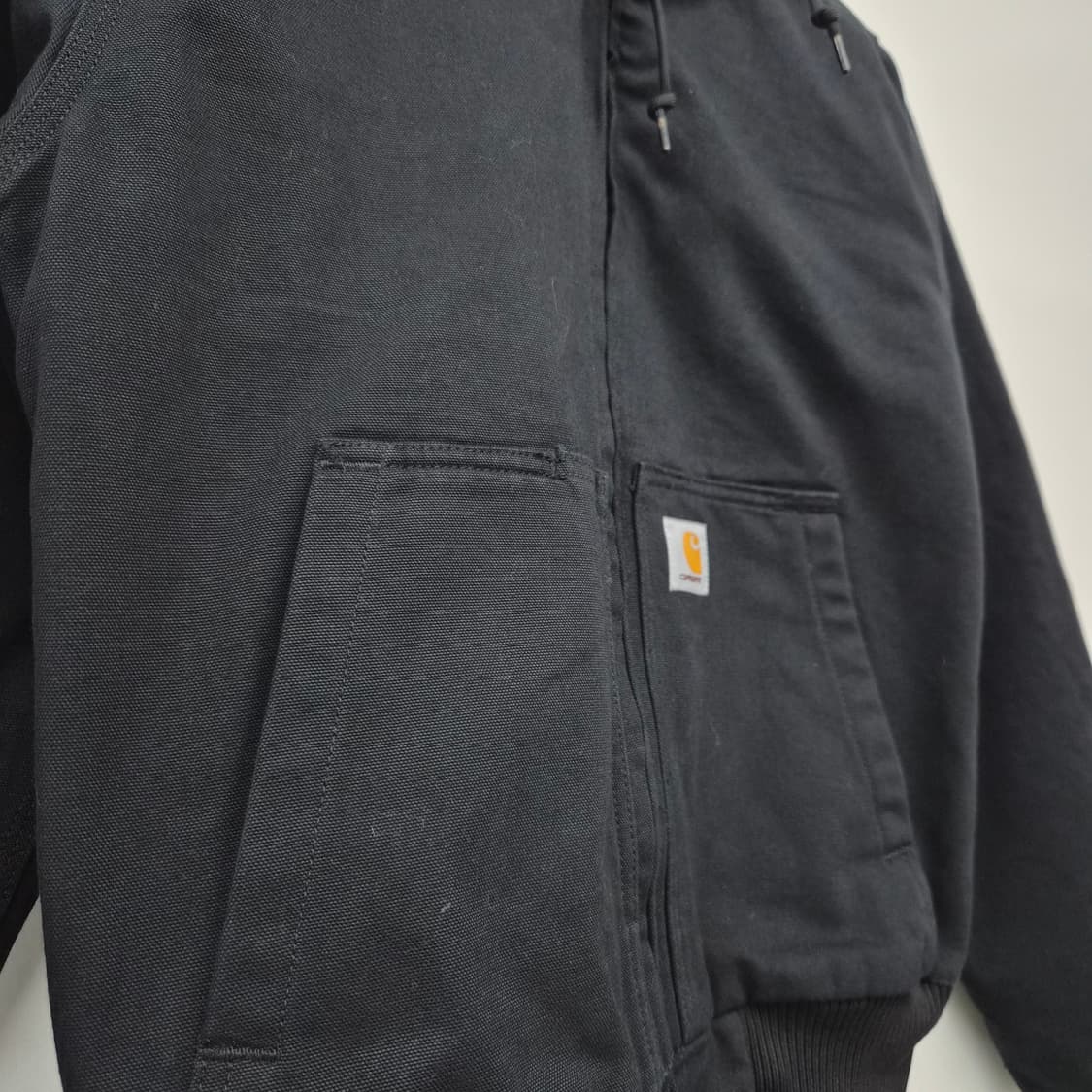 칼하트 액티브 후드 자켓 블랙 남녀공용 S 상품이미지2