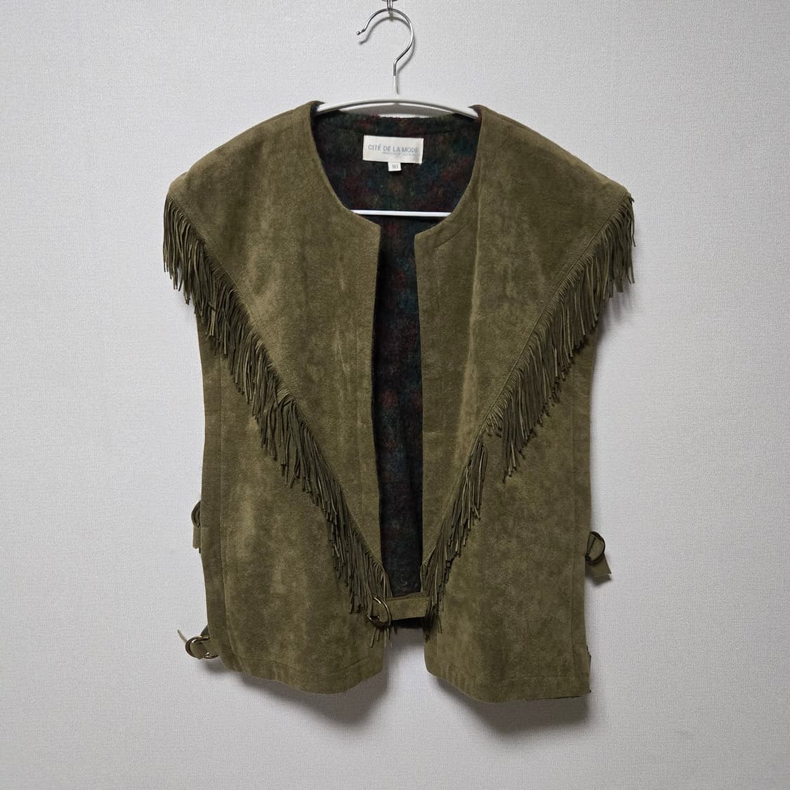 미카라디 빈티지 프린지베스트 / 여성 조끼 / 남성 조끼 상품이미지1