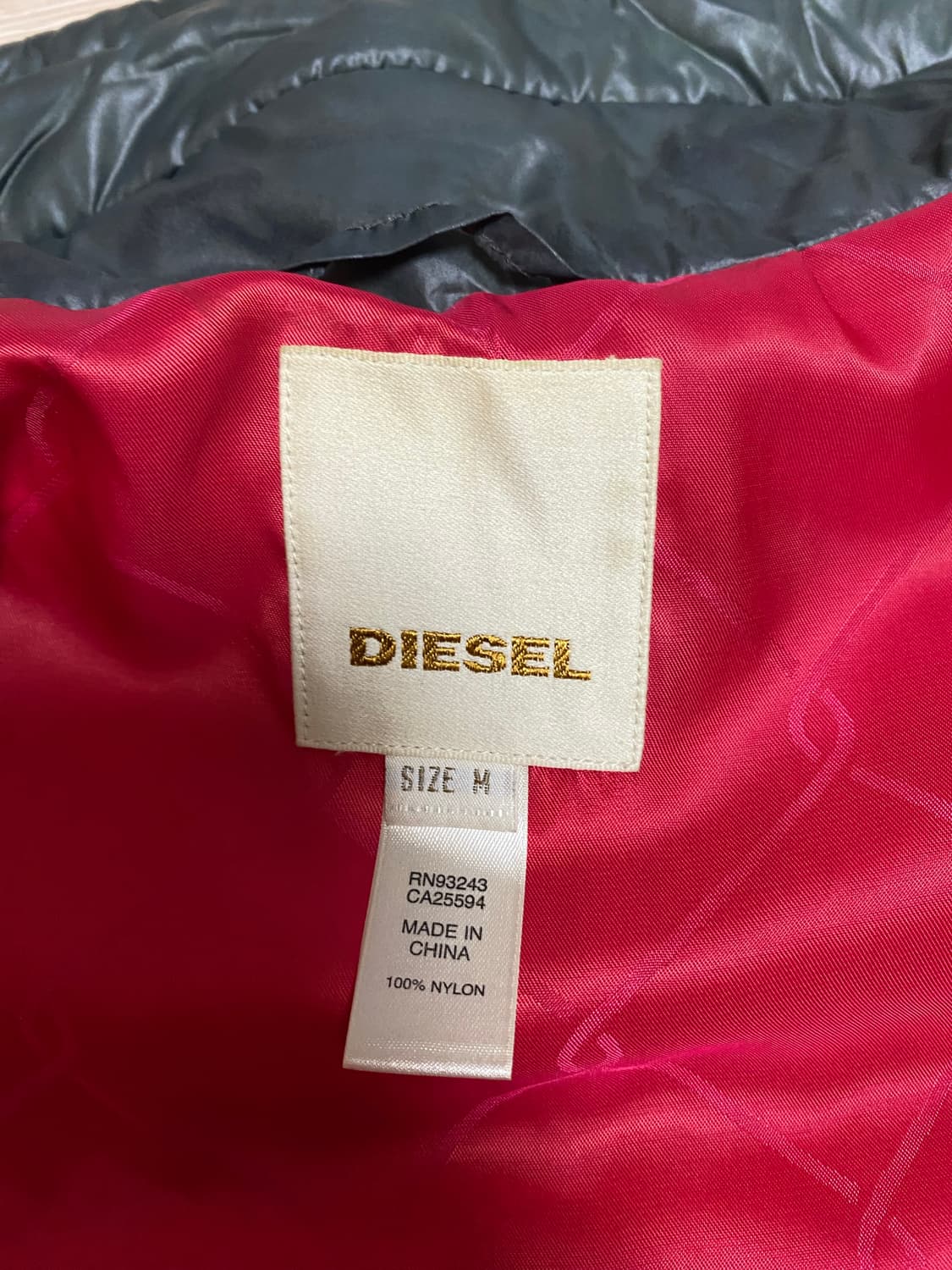 디젤 바이커 패딩자켓 상품이미지4