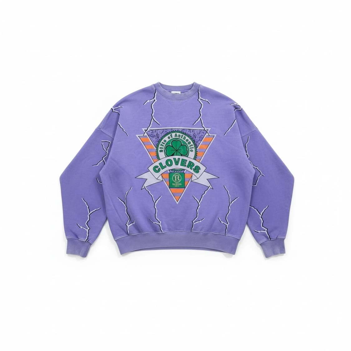 리오버 빈티지 프린팅 맨투맨 퍼플 M 상품이미지1