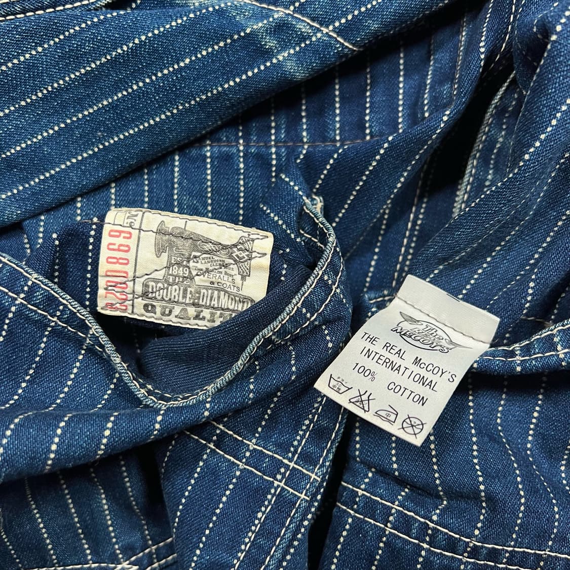 리얼맥코이 조맥코이 데님 오버올 워크자켓 상품이미지7