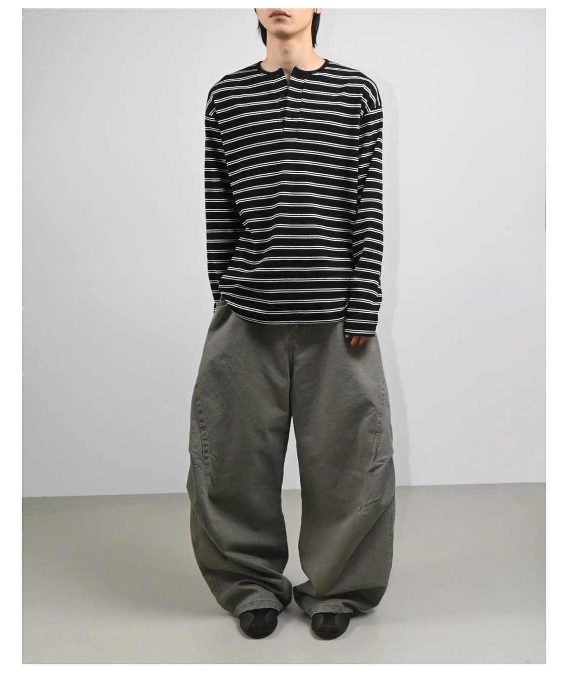 [1회착] Egot 카치온 벌룬 코튼팬츠(M) 남성커브드팬츠/와이드팬츠 상품이미지6