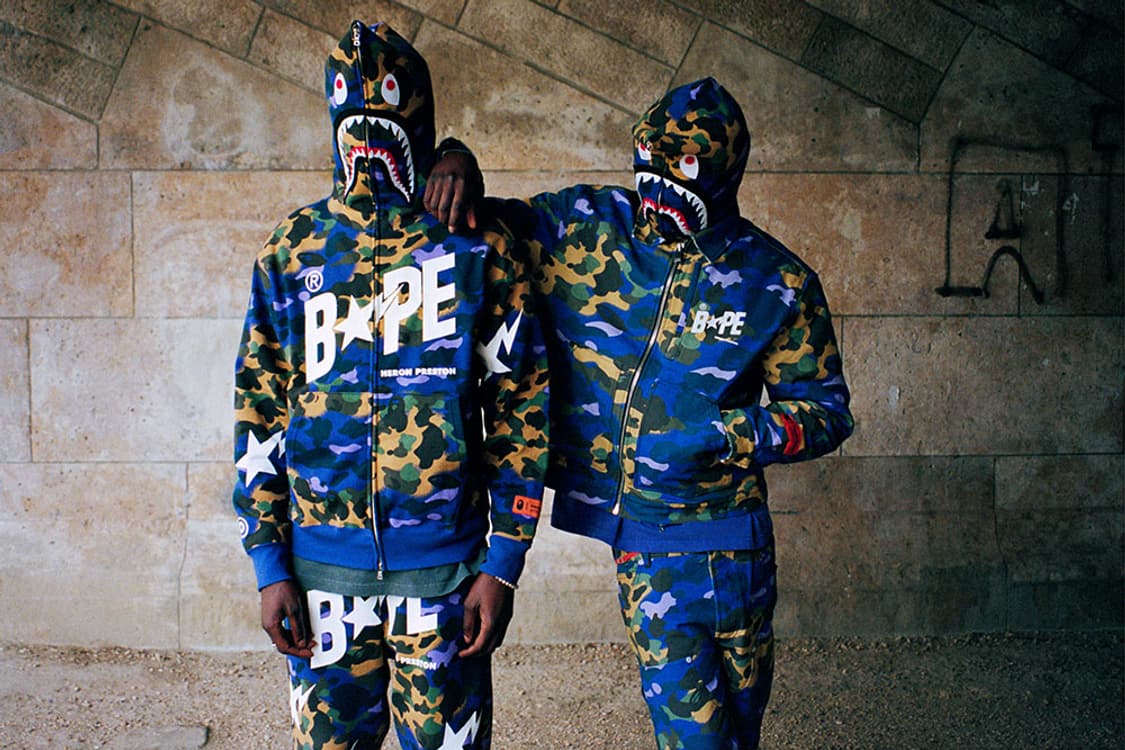 [판매] 베이프 헤론프레스톤 BAPE Heron Preston 후드집업 상품이미지4