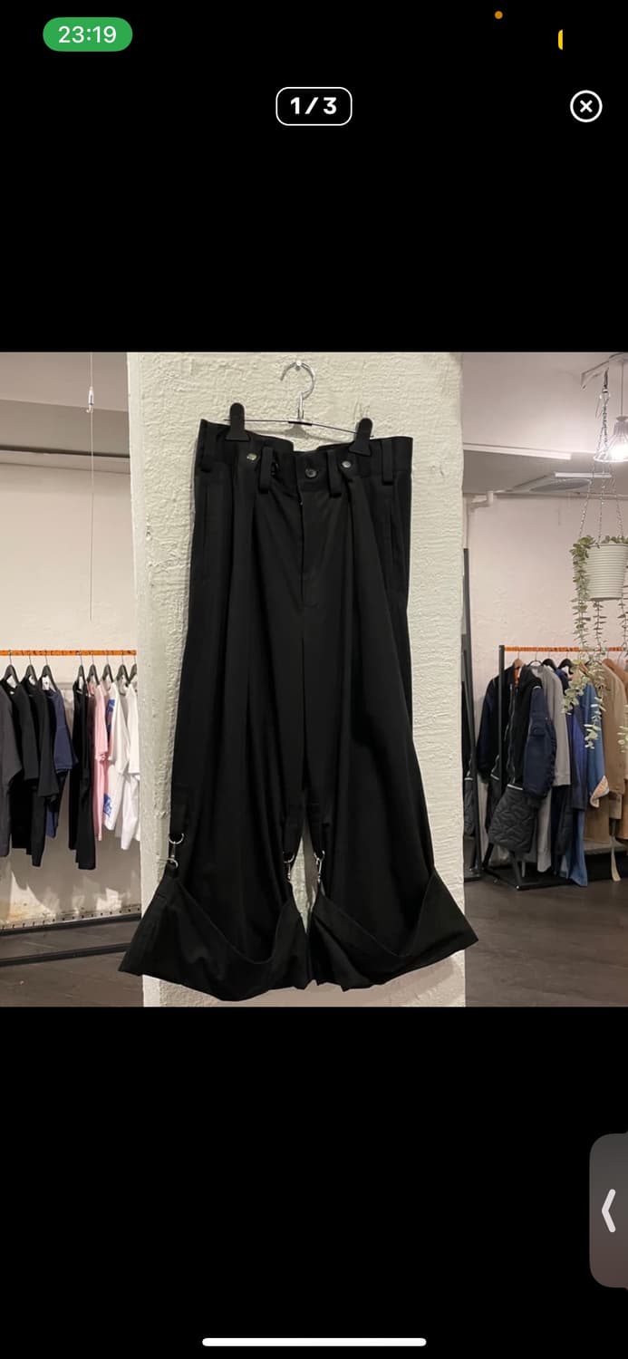 리미퓨 요지 야마모토 버클 하카마 팬츠 상품이미지1