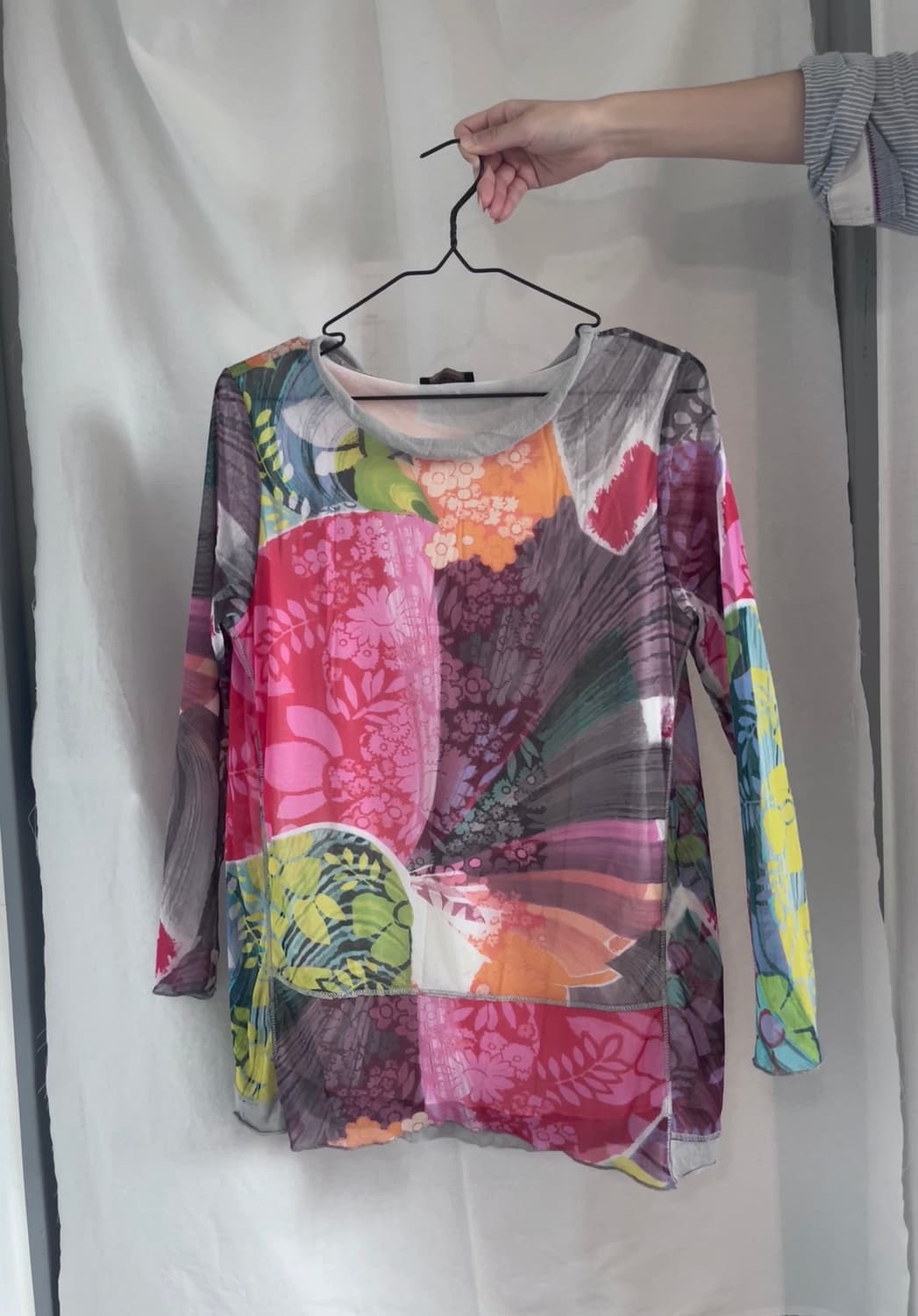 Tropical see-through knit 상품이미지1