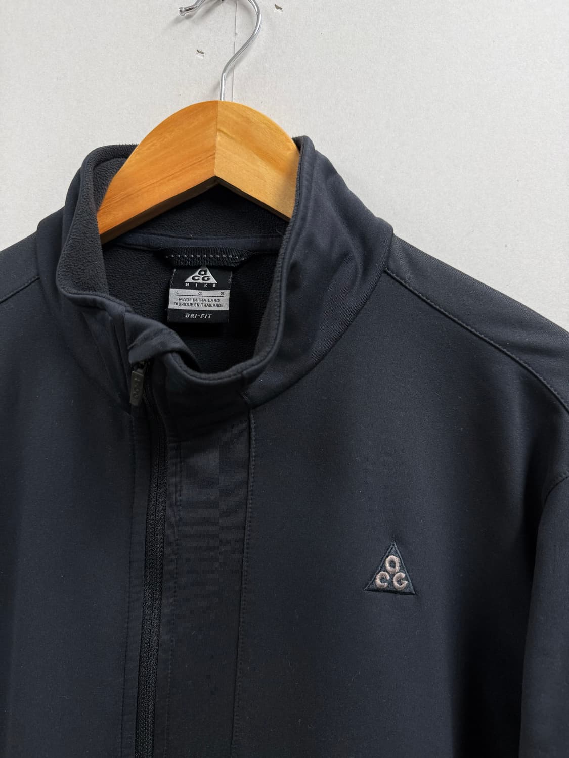 남성 100 / 나이키 ACG 기모 져지 집업 트랙탑 블랙 상품이미지4