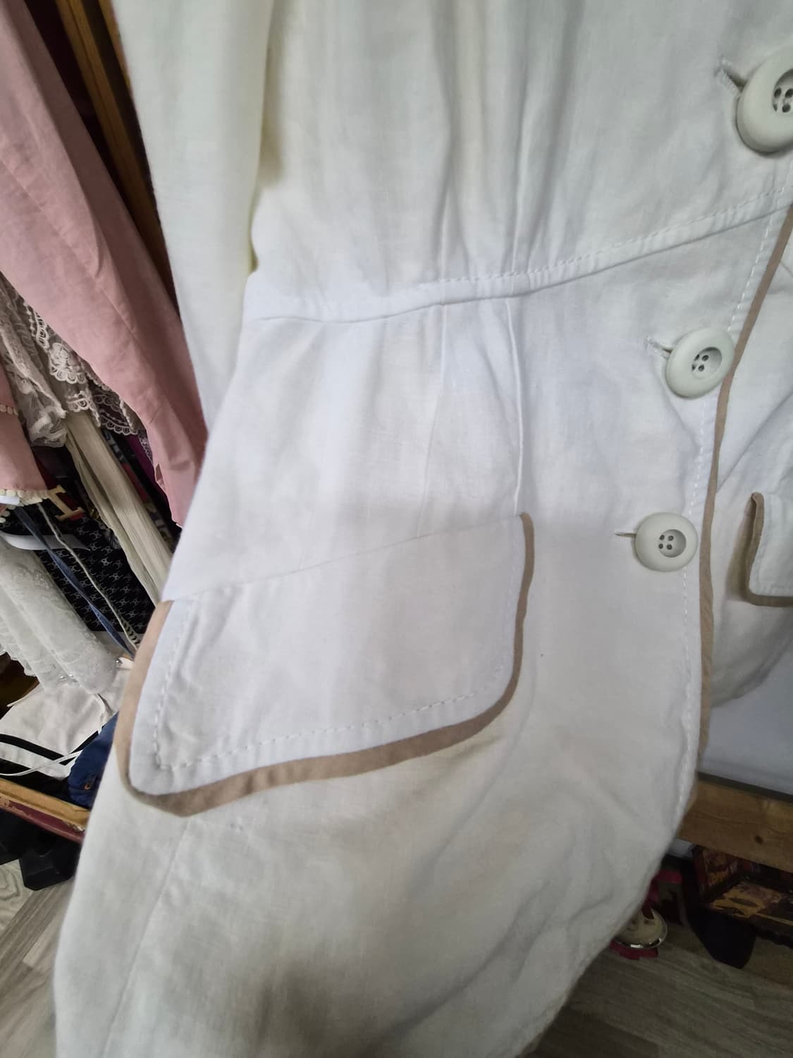 정품) 모스키노 린넨 자켓 상품이미지6