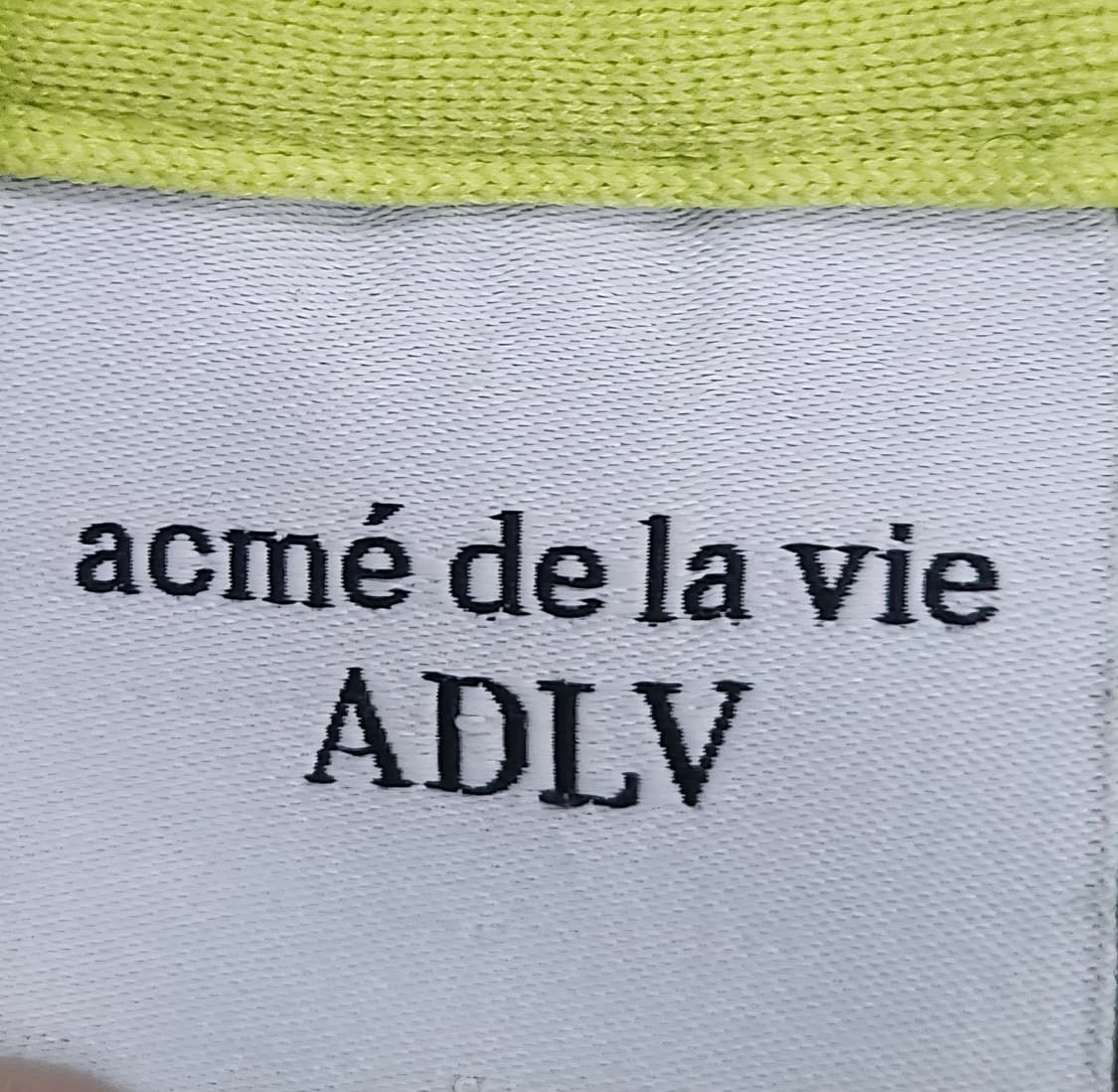 아크메드라비 라임 프린팅 반팔티 2사이즈 (103-107) 상품이미지3