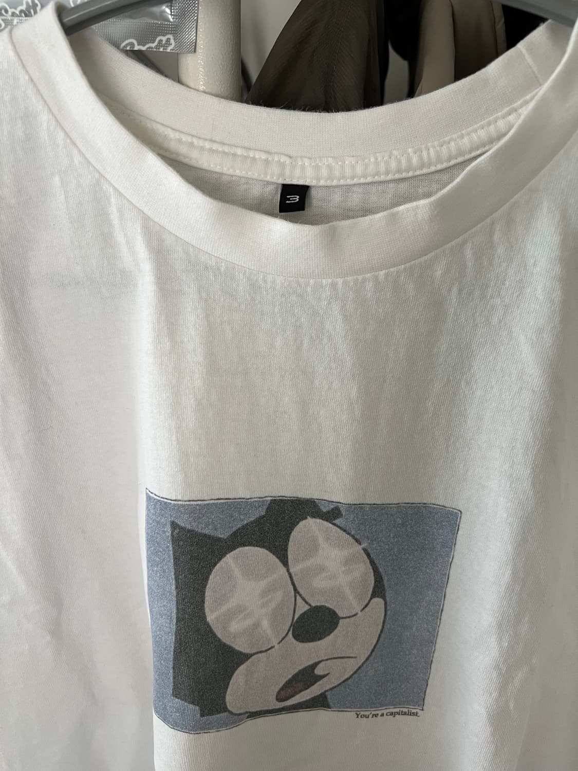 [3] 폴리테루 캐피탈리스트 화이트 티셔츠 상품이미지5