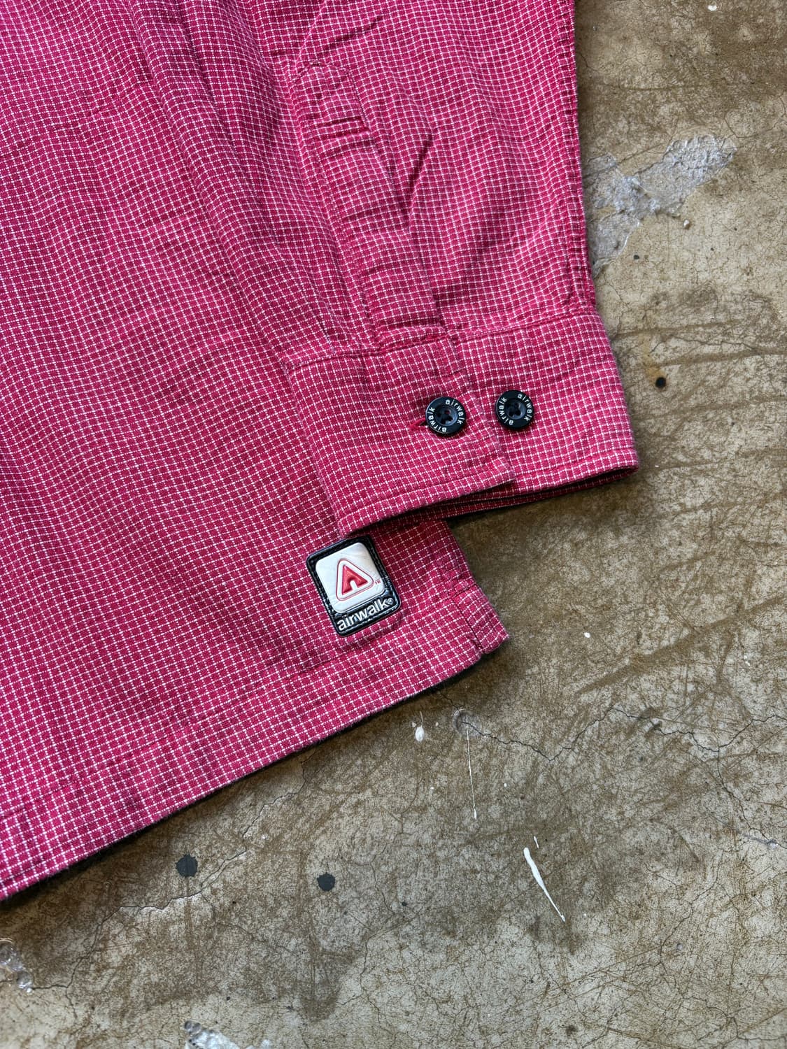 airwalk 잔 체크 디테일 집업 재킷 상품이미지4