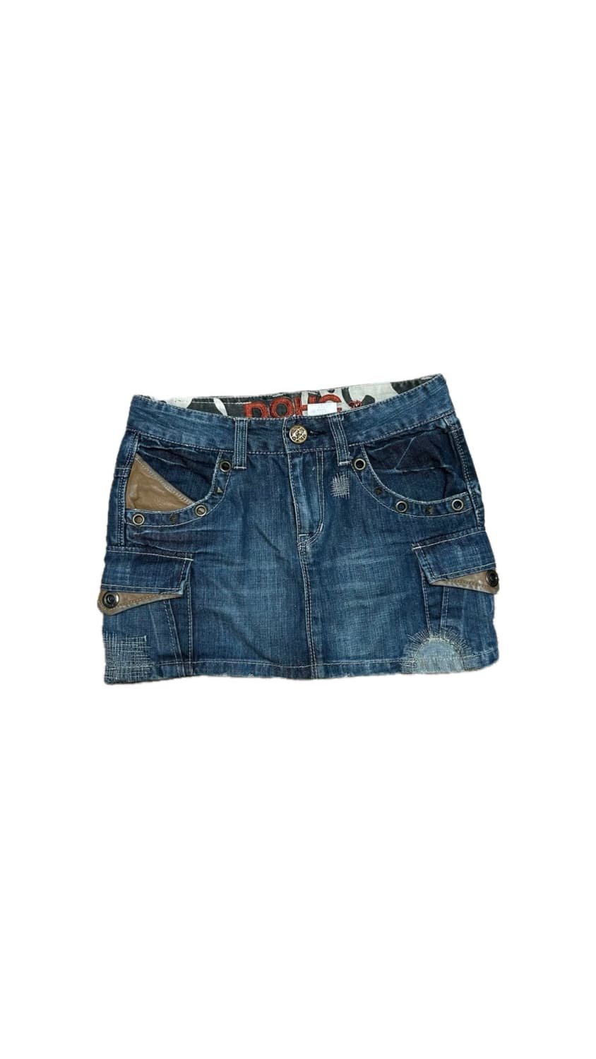 DOHC 데님 미니 스커트 상품이미지2