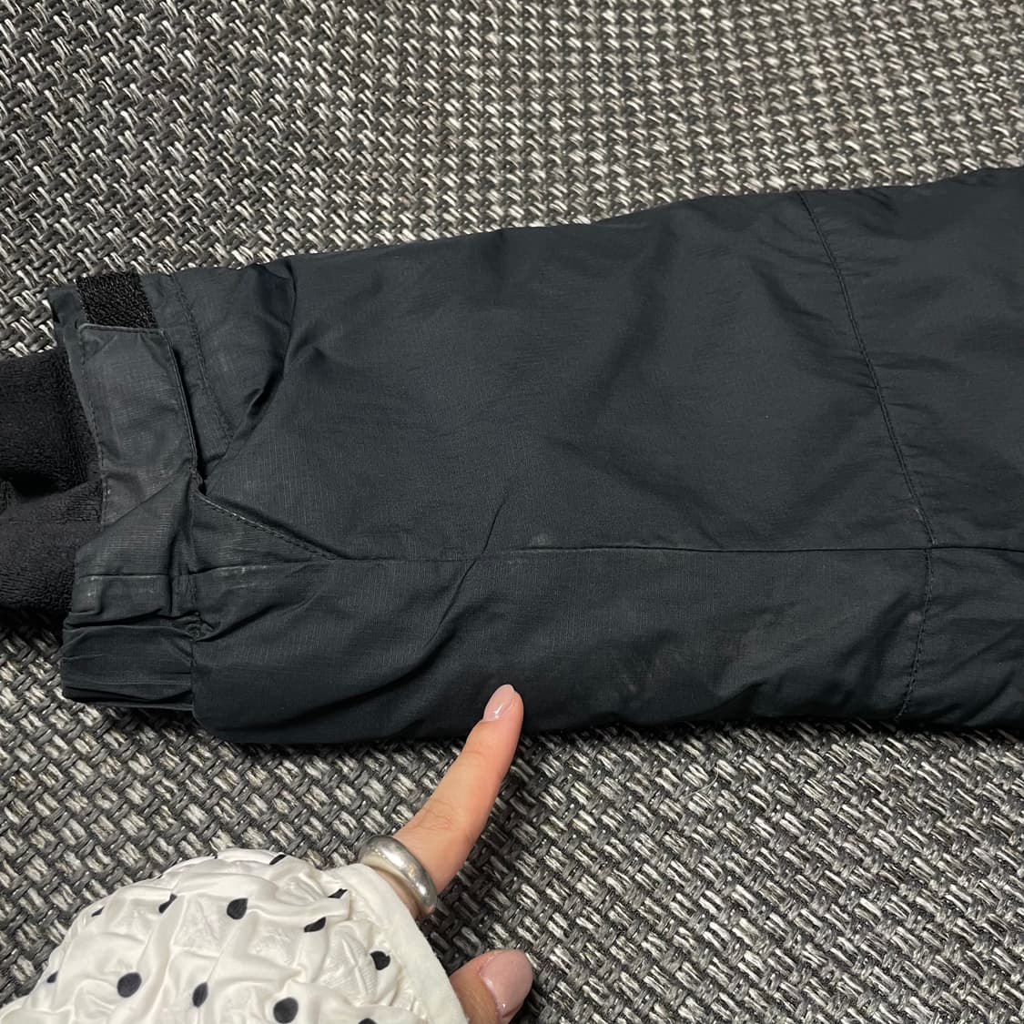 나이키 블랙 스우시 스쿼드 스톰핏 롱패딩 상품이미지7