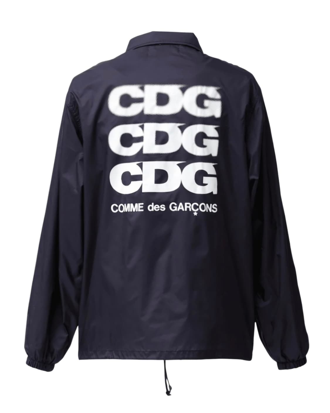 (정품/새상품) CDG 로고 코치 자켓 네이비 상품이미지1