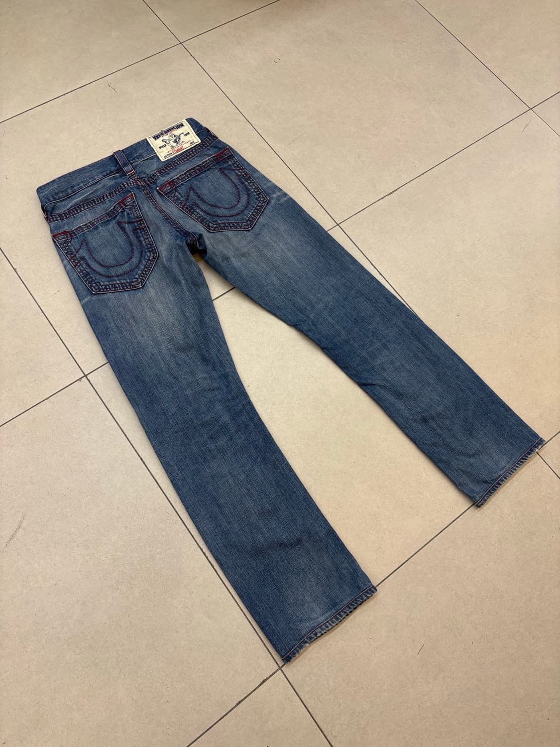 트루릴리전 섹션 스트레이트 데님팬츠 상품이미지8